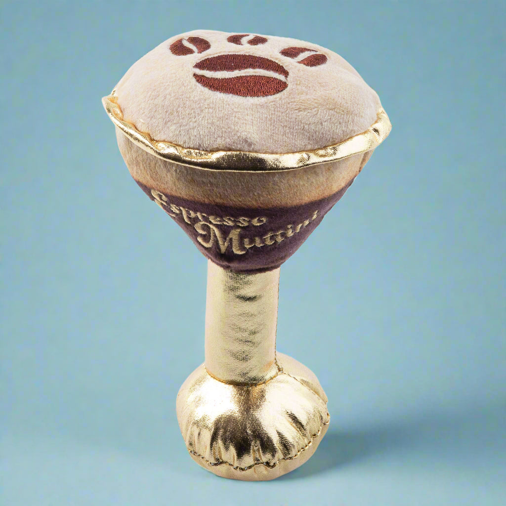 Espresso Muttini Dog Toy