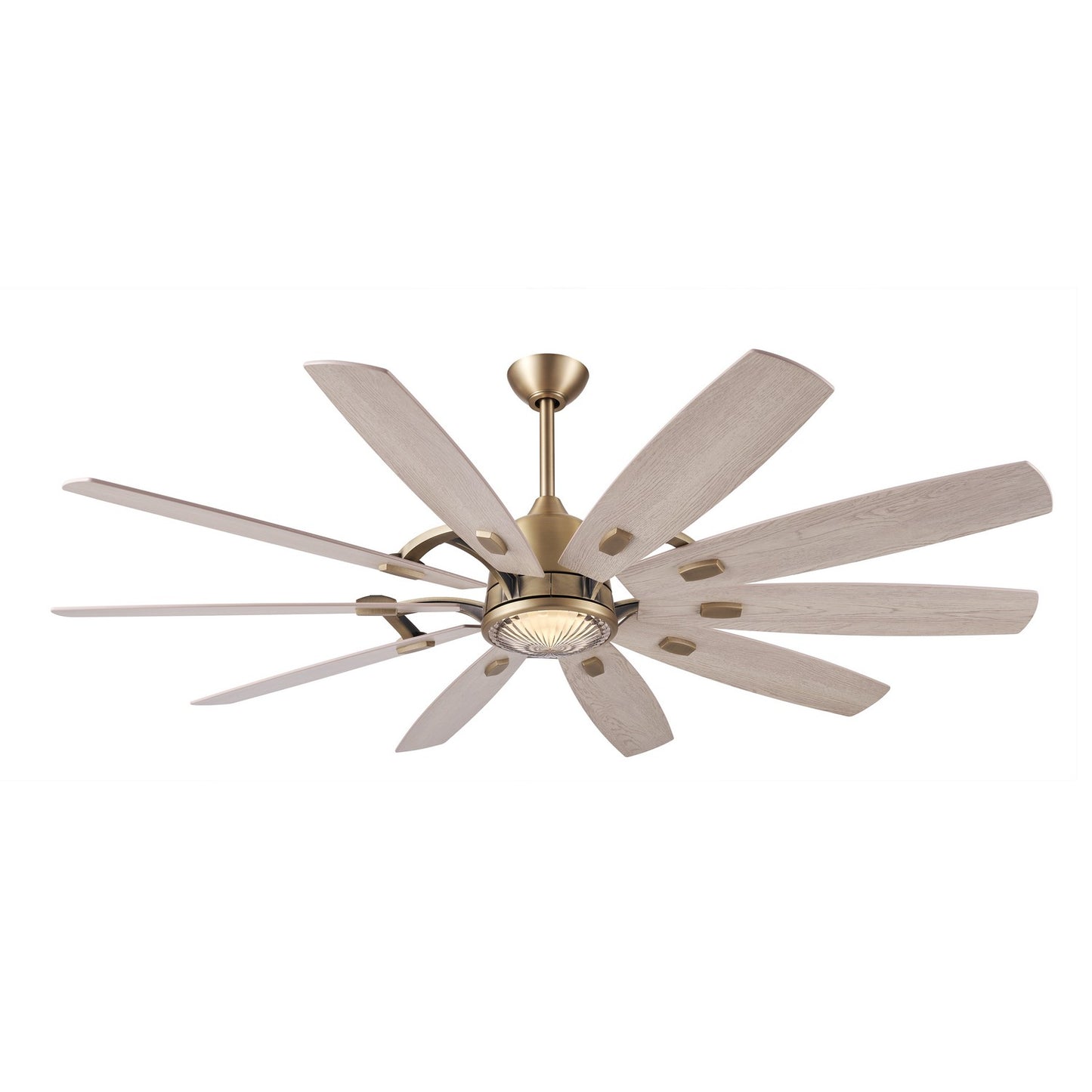 The Brass & Natural Barn Fan