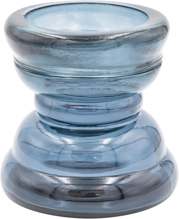 Navy Blue Candleholder
