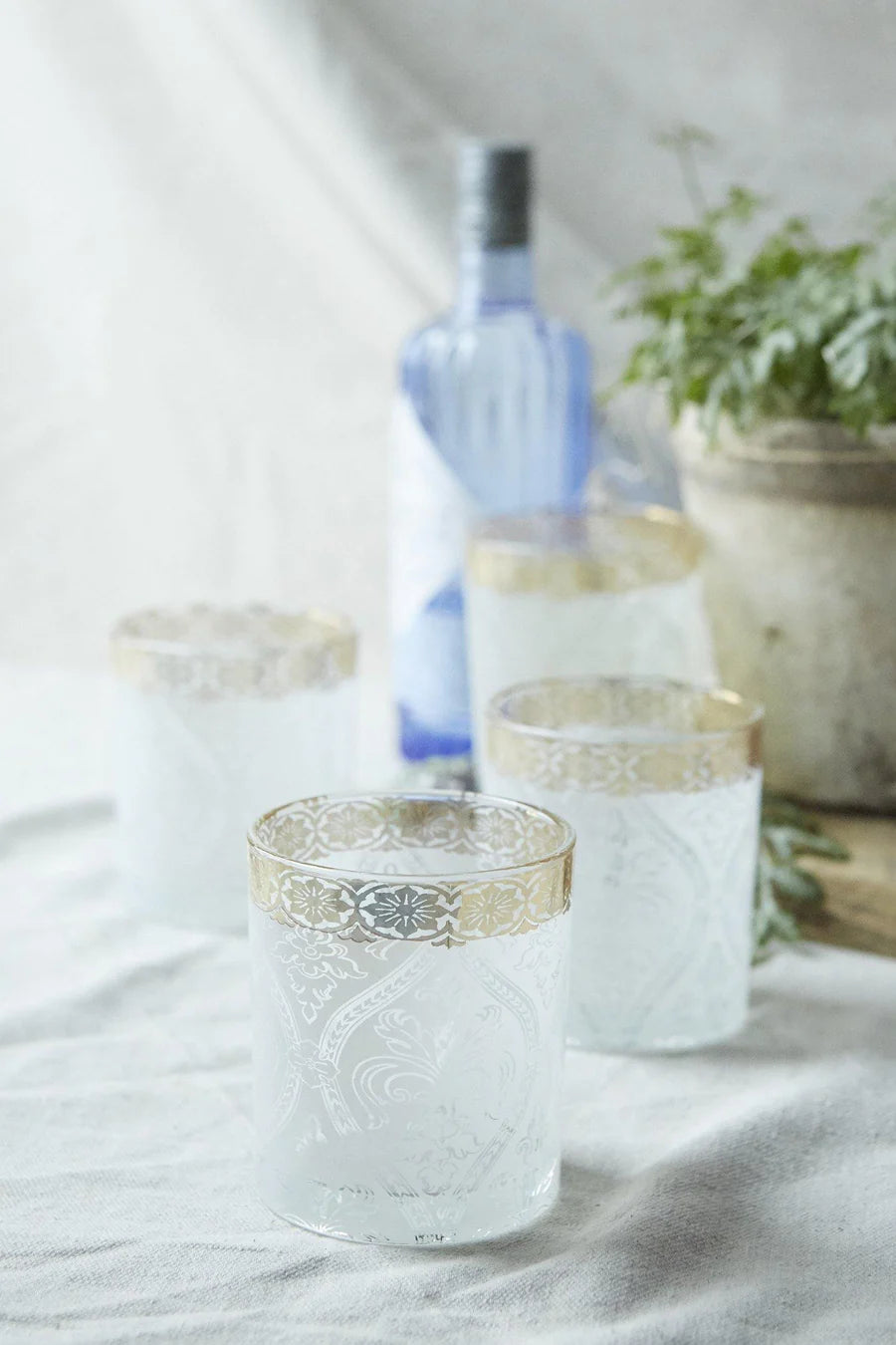 White Gem Cocktail Glass