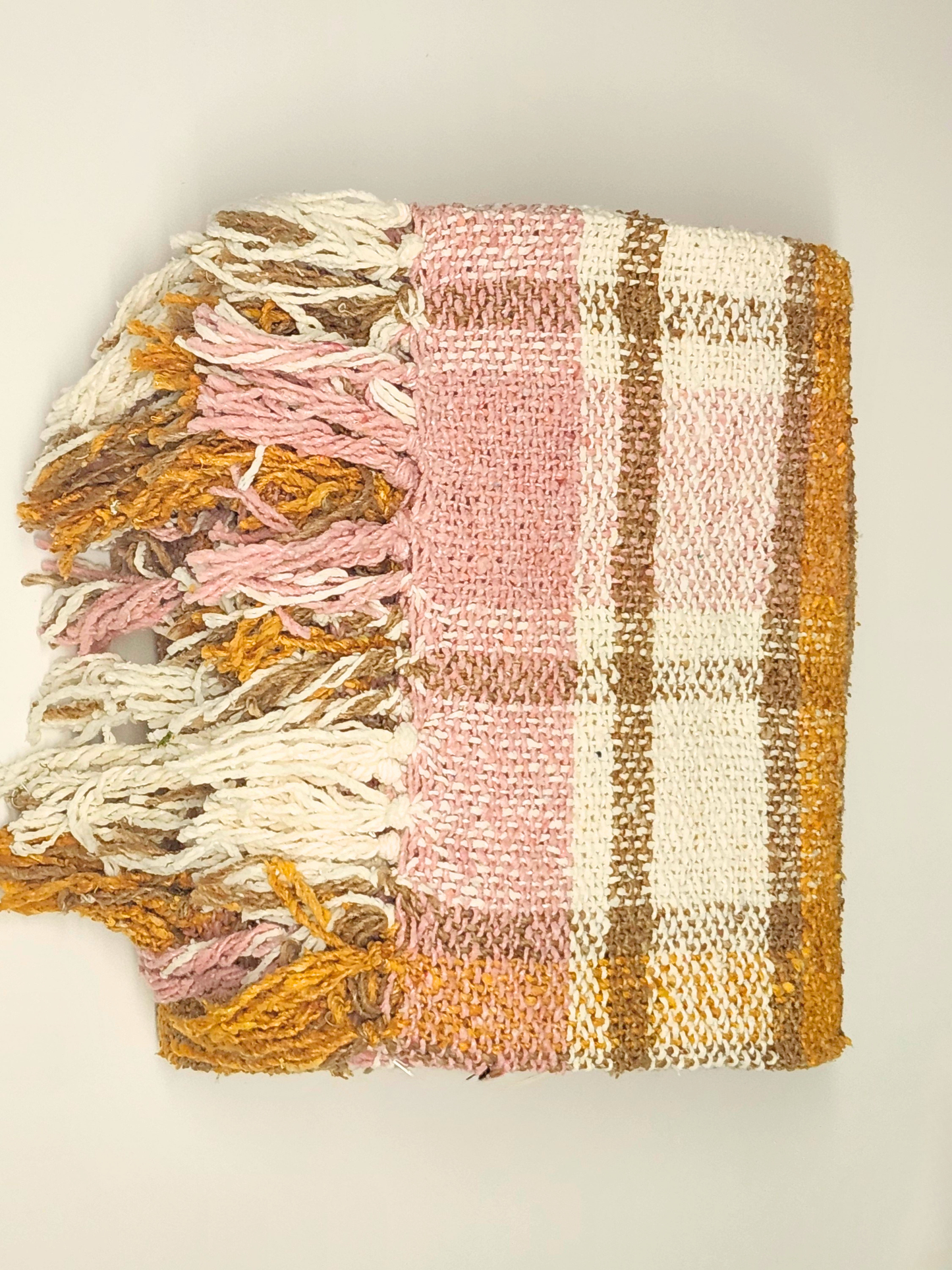 Brunch Plaid Recycled Throw Blanket