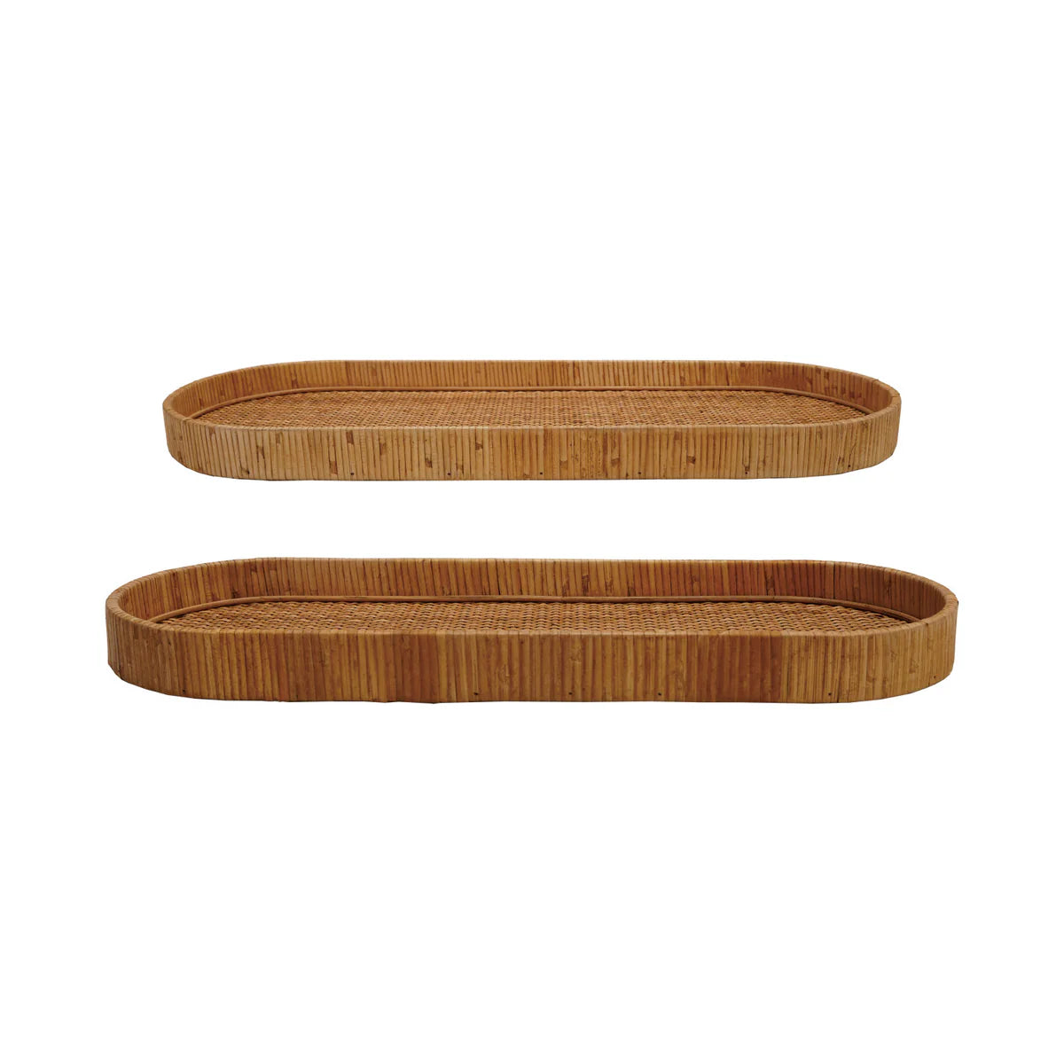 Decorative Hand Woven Rattan Trays