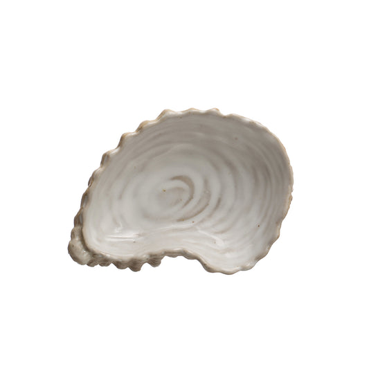 Stoneware Shell Shaped Dish