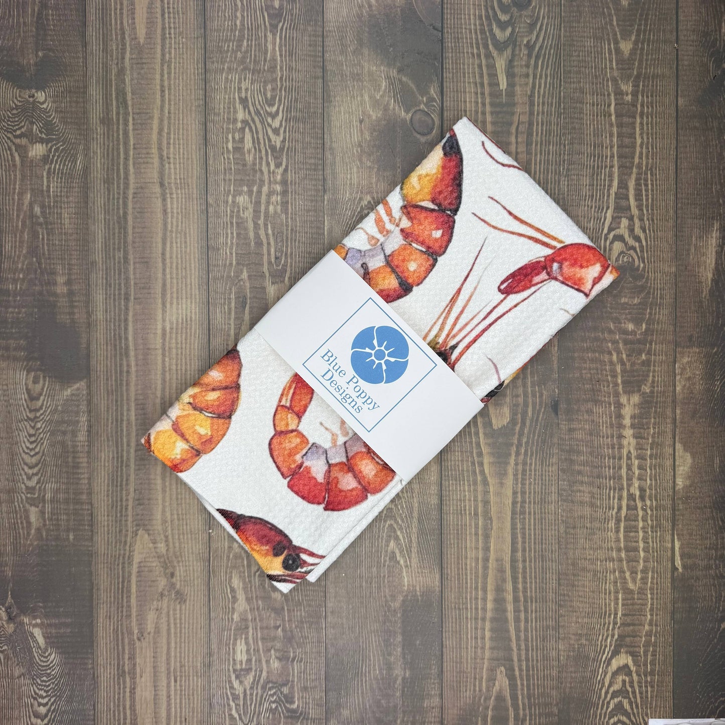 Shrimp Waffle Kitchen Towel