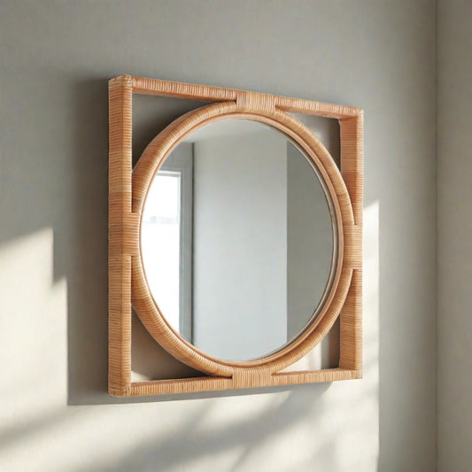 Mirror by Cyan in Brown Finish (11599)
