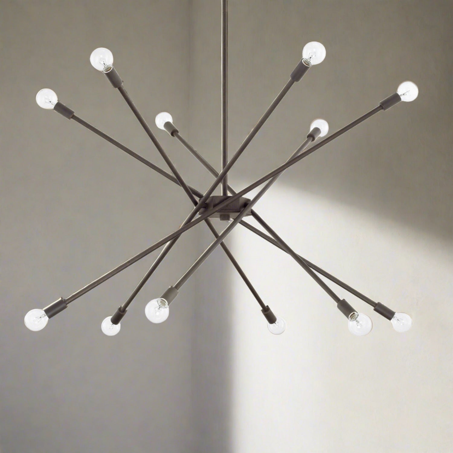 Kris 12 Light Chandelier by Capital Lighting in Nordic Grey Finish (425601NG)