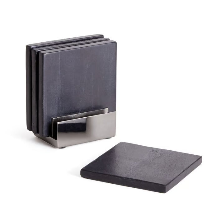 Brooklyn Black Coaster Set of 4