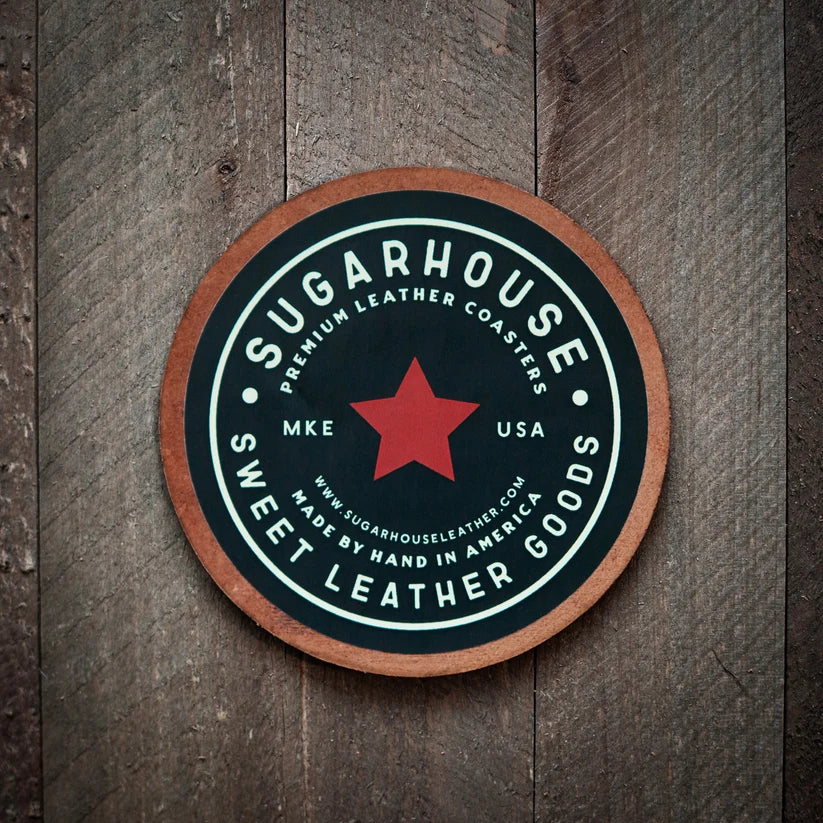 Y'all Leather Coaster