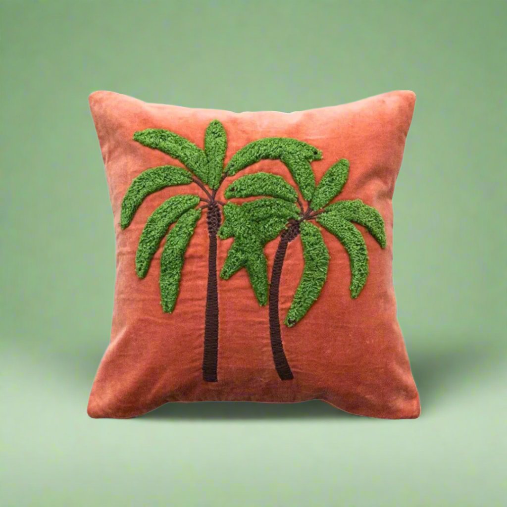 Palm-Tree-Throw-Pillow-Home-Decor-Pink-Maximalist-Fun-Quirky-Unique-Home-Accessories