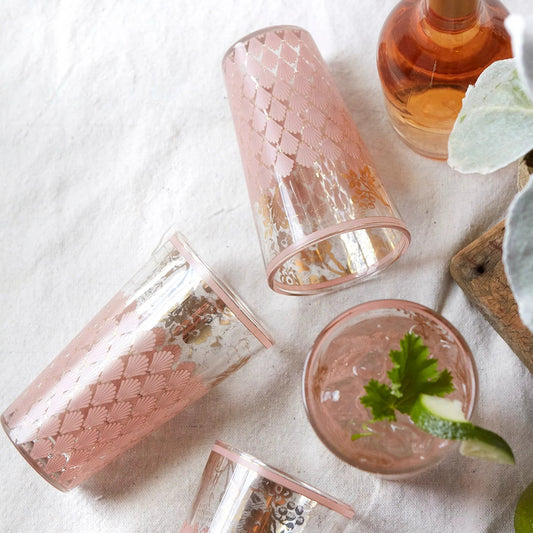 Naples Highball Blush Glass
