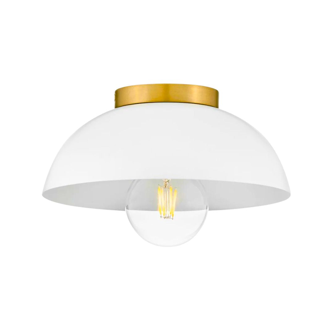 Retro Revival Matte Flush Mount