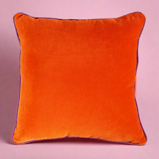 Maximalist Orange Pillow