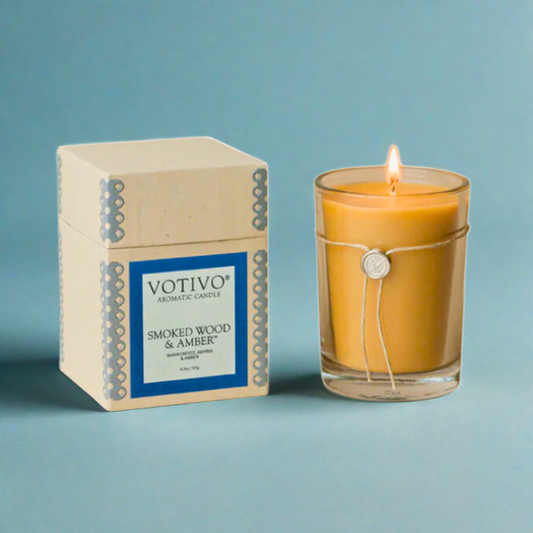 Introducing our Smoked Wood & Amber Candle, the epitome of cozy sophistication for your home ambiance. Crafted with meticulous attention to detail, this candle infuses your space with the warm, inviting scents of smoked wood and rich amber. Each flicker of the flame transports you to a tranquil retreat, where the comforting aroma envelops you in a sense of serenity and luxury.