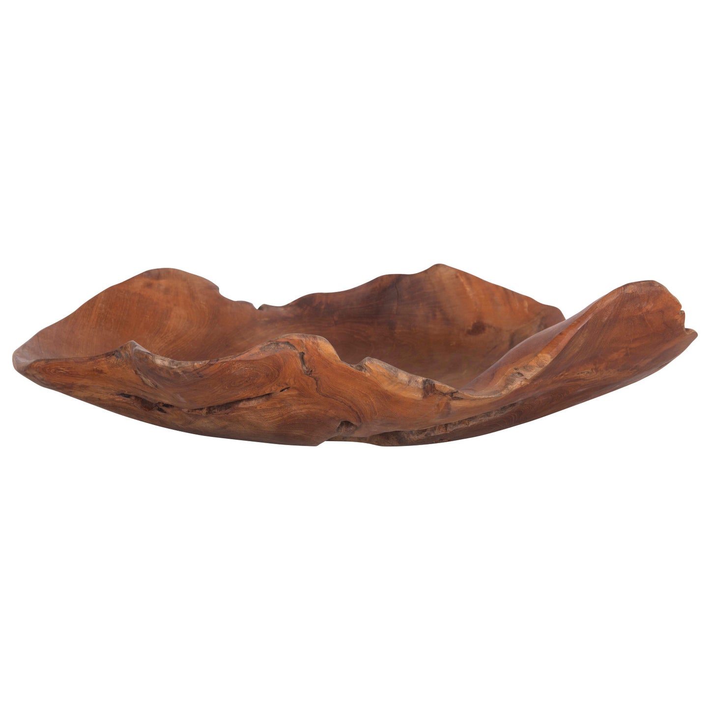Hard Carved Teak Wood Bowl