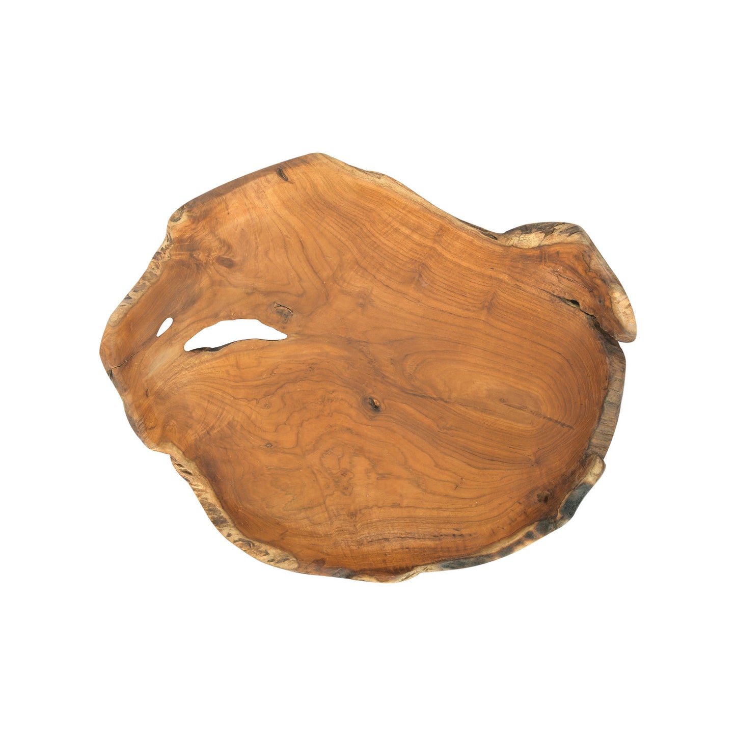 Hard Carved Teak Wood Bowl