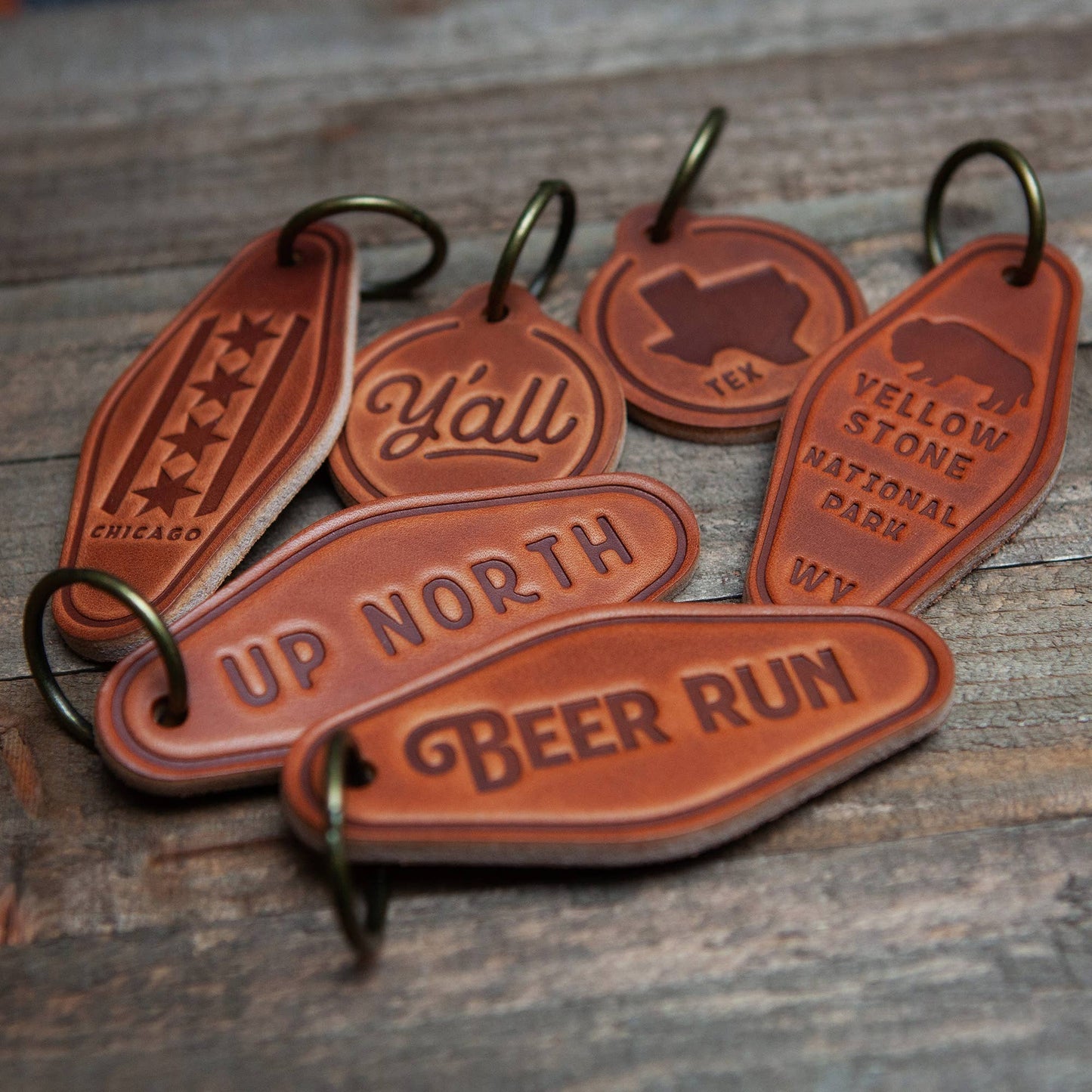 Yacht Leather Keychain Motel Style