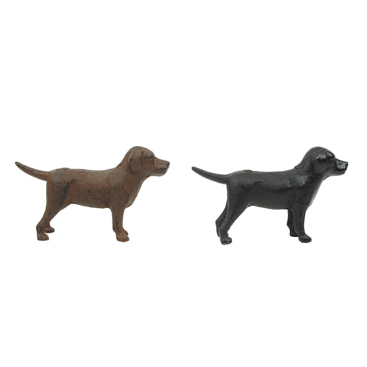 Cast Iron Lab Figurine