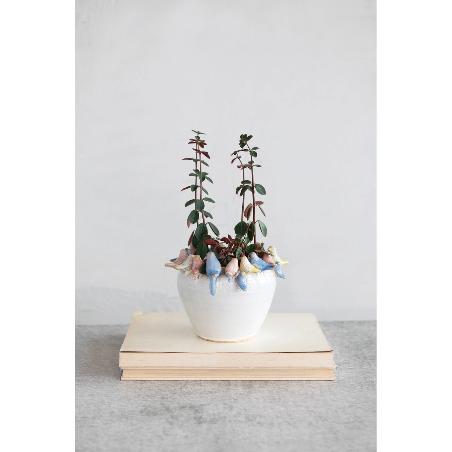 Pastel Bird Planter