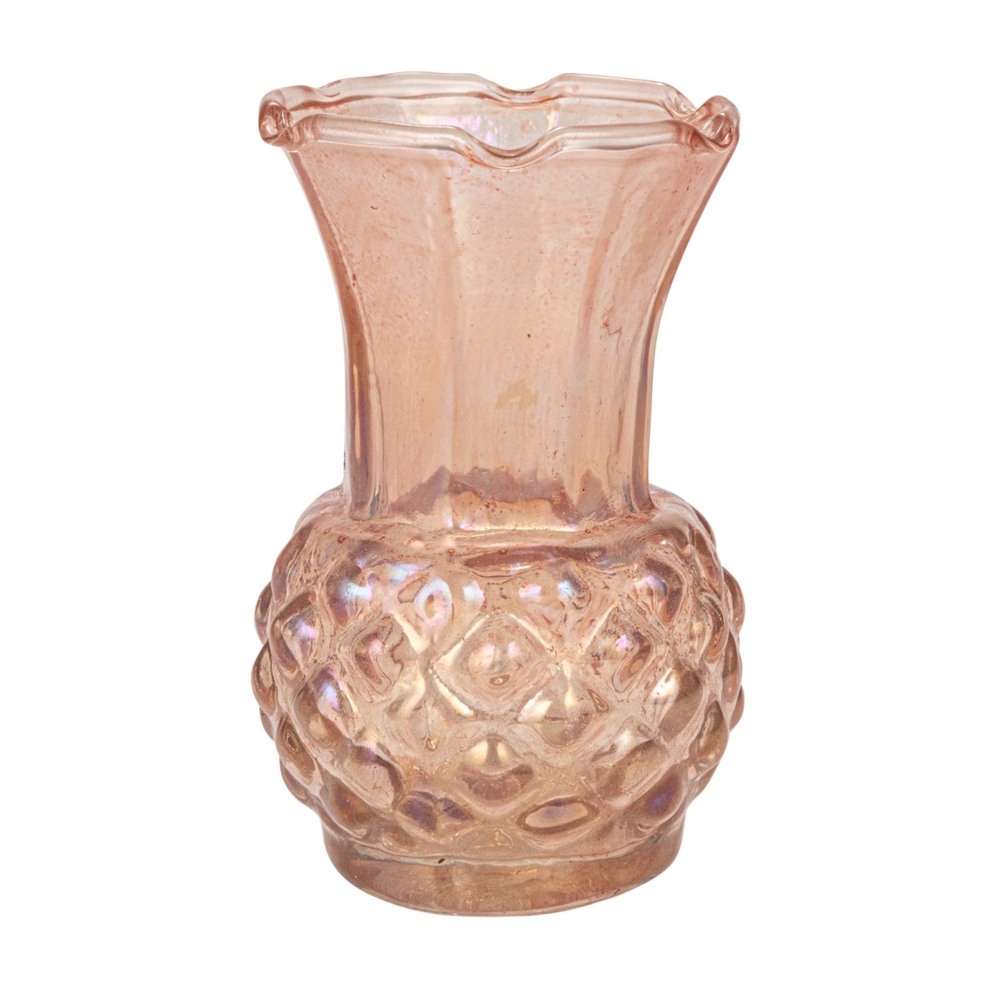 Debossed Glass Vases (Set of 4)