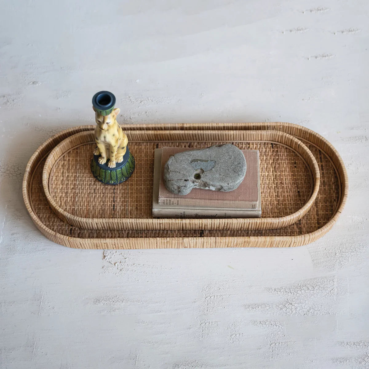Decorative Hand Woven Rattan Trays