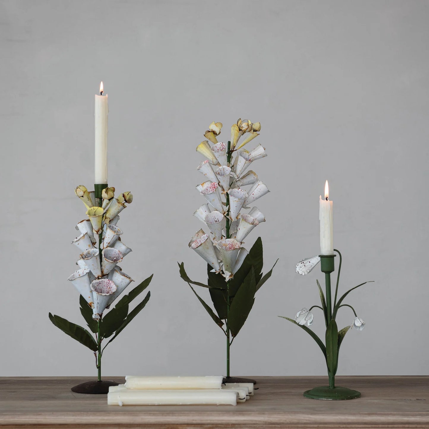 Lily Taper Candlestick Holder