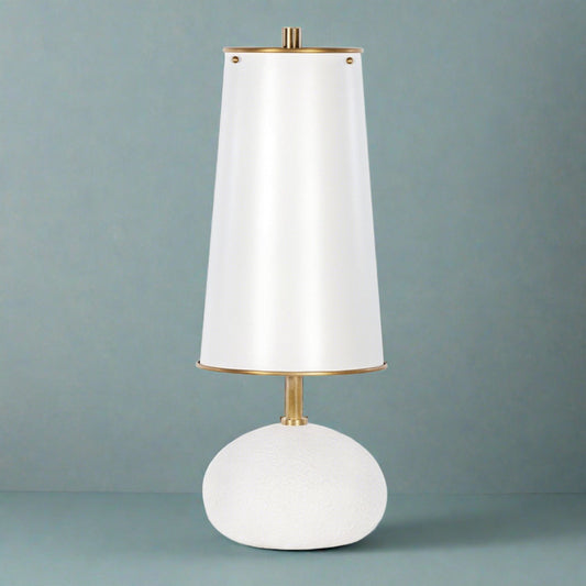 Hattie One Light Mini Lamp by Regina Andrew in White Finish (13-1550WT)