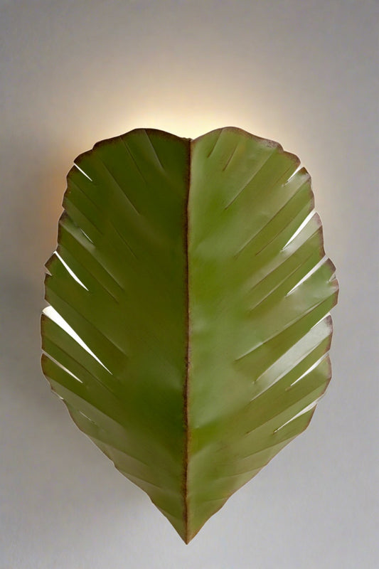 Banana Leaf Two Light Wall Sconce by Varaluz in Banana Leaf Finish (901K02)