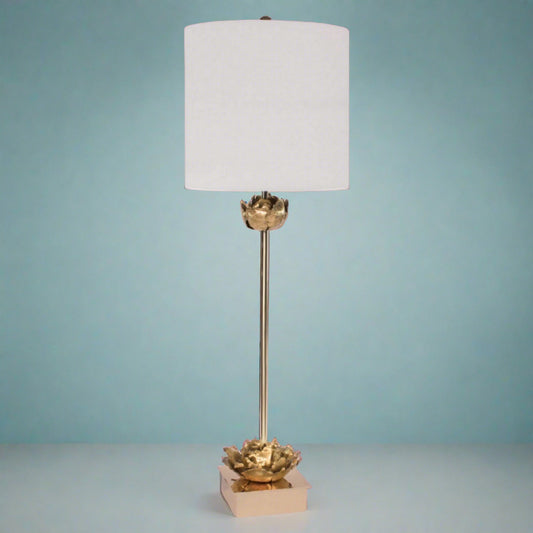 Adeline One Light Table Lamp by Regina Andrew in Gold Leaf Finish (13-1285)